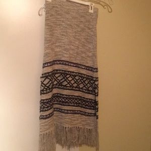 Free people long sweater skirt